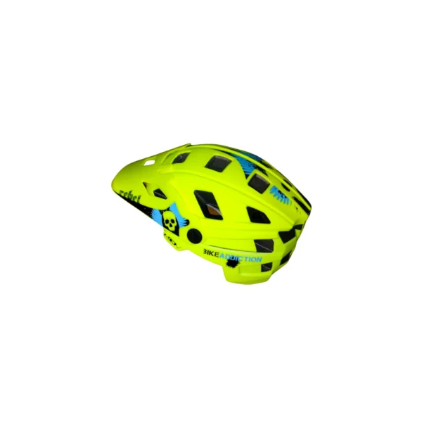 Κράνος Ποδηλάτου Full Face fluo κίτρινο matte - Medium