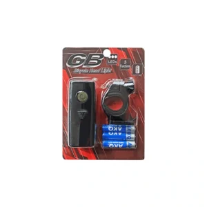 Φανάρι Εμπρόσθιο Ποδηλάτου 3 LED, 19 Lumens - GB