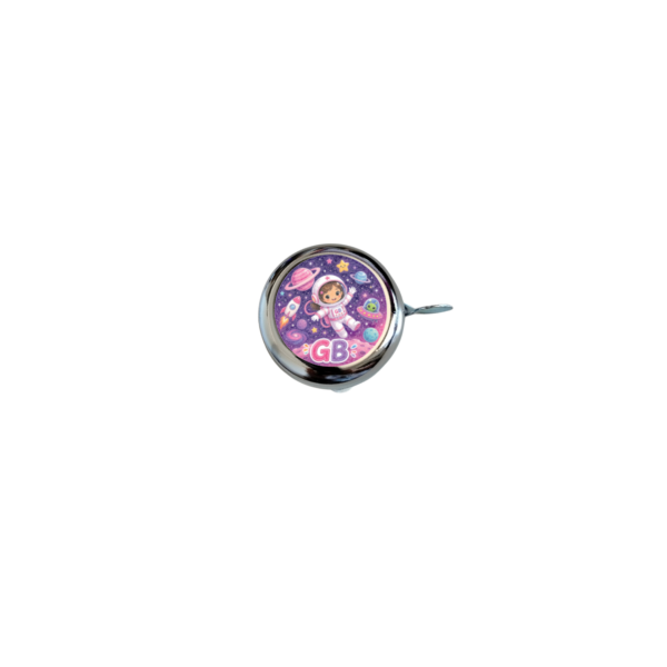 Κουδουνάκι Ποδηλάτου «Ντριν» Μεταλλικό - Ασημί, Διάφορα Σχέδια