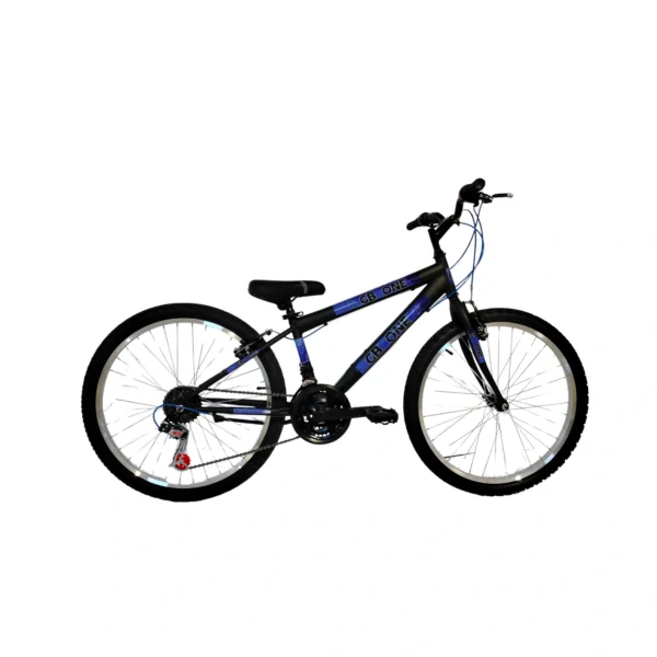 24" GB One, 18sp (friction), Μαύρο/Μπλε