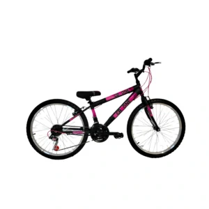 24" GB One, 18sp (friction), Μαύρο/Φούξια